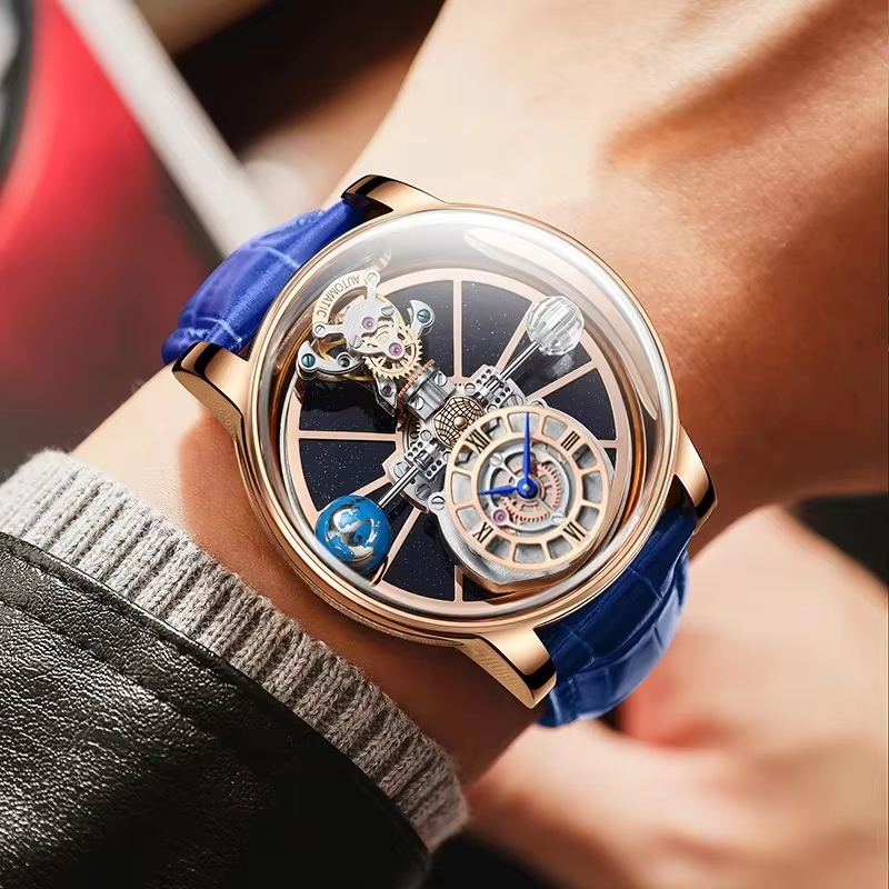 Luxury Watch Holder For Men - นาฬิกาข้อมือผู้ชาย PINDU Design 2026 รุ่นใหม่ ประดับเพชร