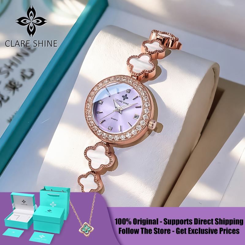 Luxury Watch - นาฬิกาข้อมือผู้หญิง CLARE SHINE 7701 รุ่น Lucky