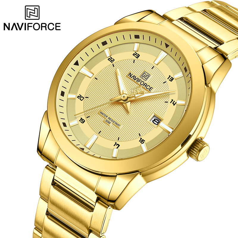 Luxury Watch Magazine - 2024 TOP ยี่ห้อ NAVIFORCE Mens นาฬิกาสแตนเลส