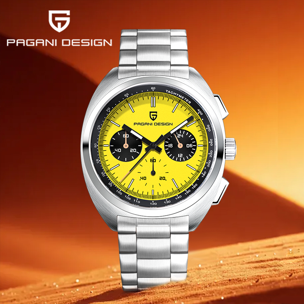 Luxury Watch All Brands - 2026 นาฬิกาผู้ชายใหม่หรูหราแซฟไฟร์ควอตซ์นาฬิกาผู้ชายแบรนด์ชั้นนำปากานี ดีไซน์โครโนกราฟดำน้ำเหล็กทั้งหมดรีโลจิโอส มาสคูลีโน