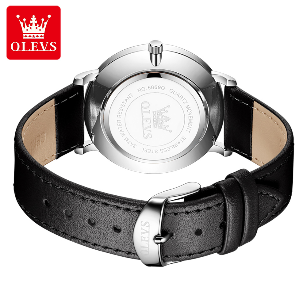 นาฬิกา OLEVS รุ่นบางเฉียบ 6.5  - Luxury Watch Sale บทวิจารณ์และราคา