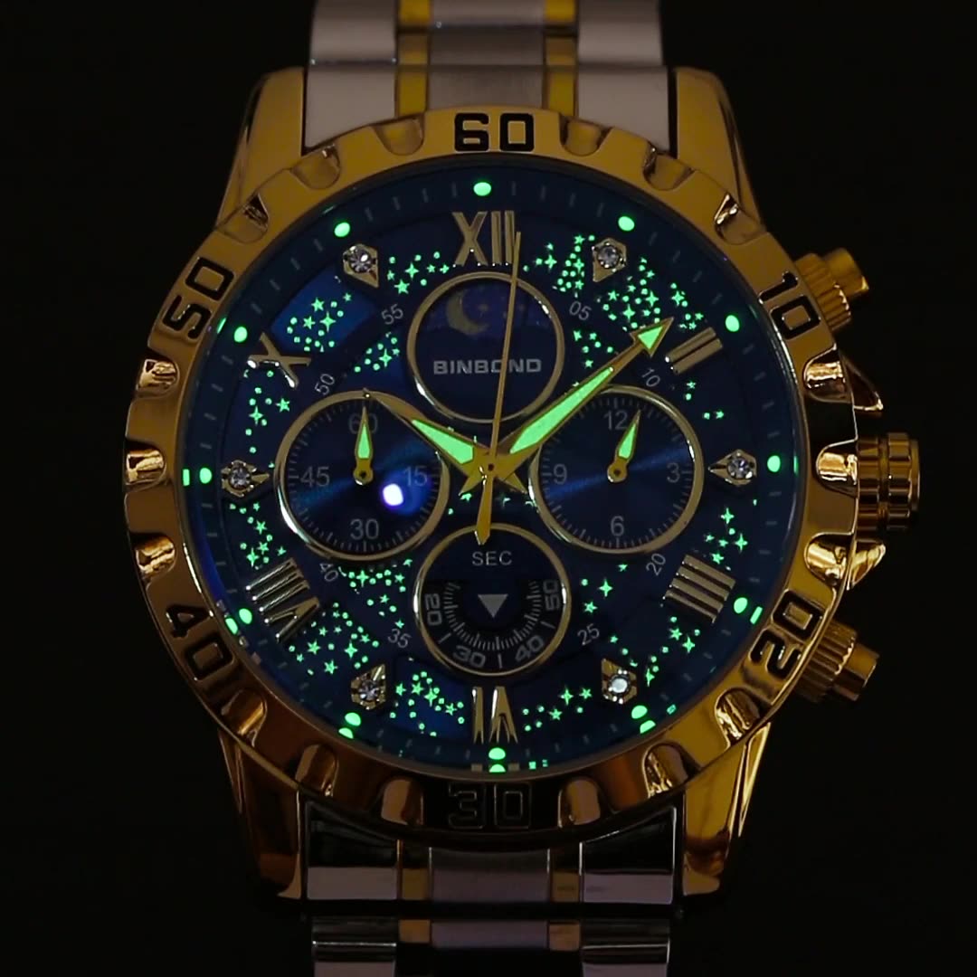 นาฬิกาข้อมือผู้ชายปี 2026 ดีไซ - Moonphase Complication Watch บทวิจารณ์และราคา