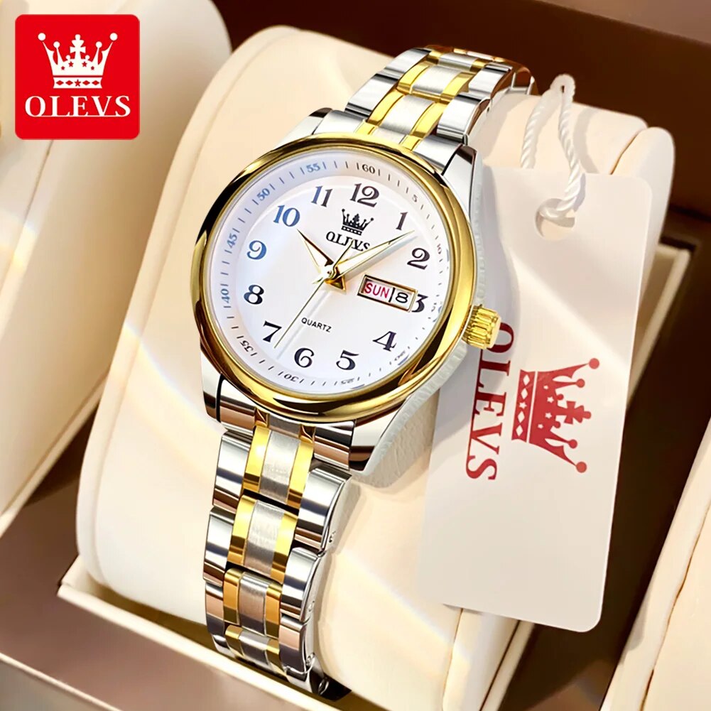 OLEVS 5567 นาฬิกาข้อมือผู้หญิง - Luxury Watch Sale บทวิจารณ์และราคา
