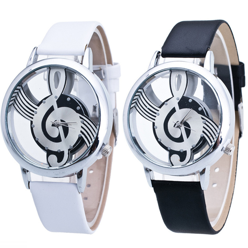 แฟชั่น Hollow เพลงนาฬิการอบ Di - Luxury Watch White บทวิจารณ์และราคา