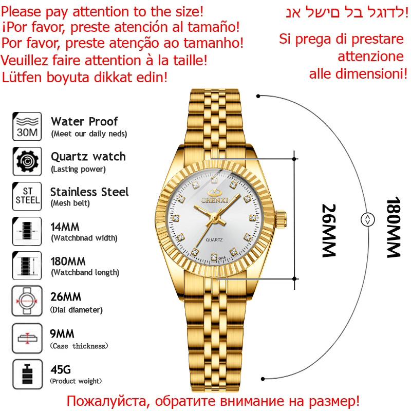 นาฬิกาข้อมือ CHENXI สุดหรูสำหร - Quiet Luxury Watch บทวิจารณ์และราคา