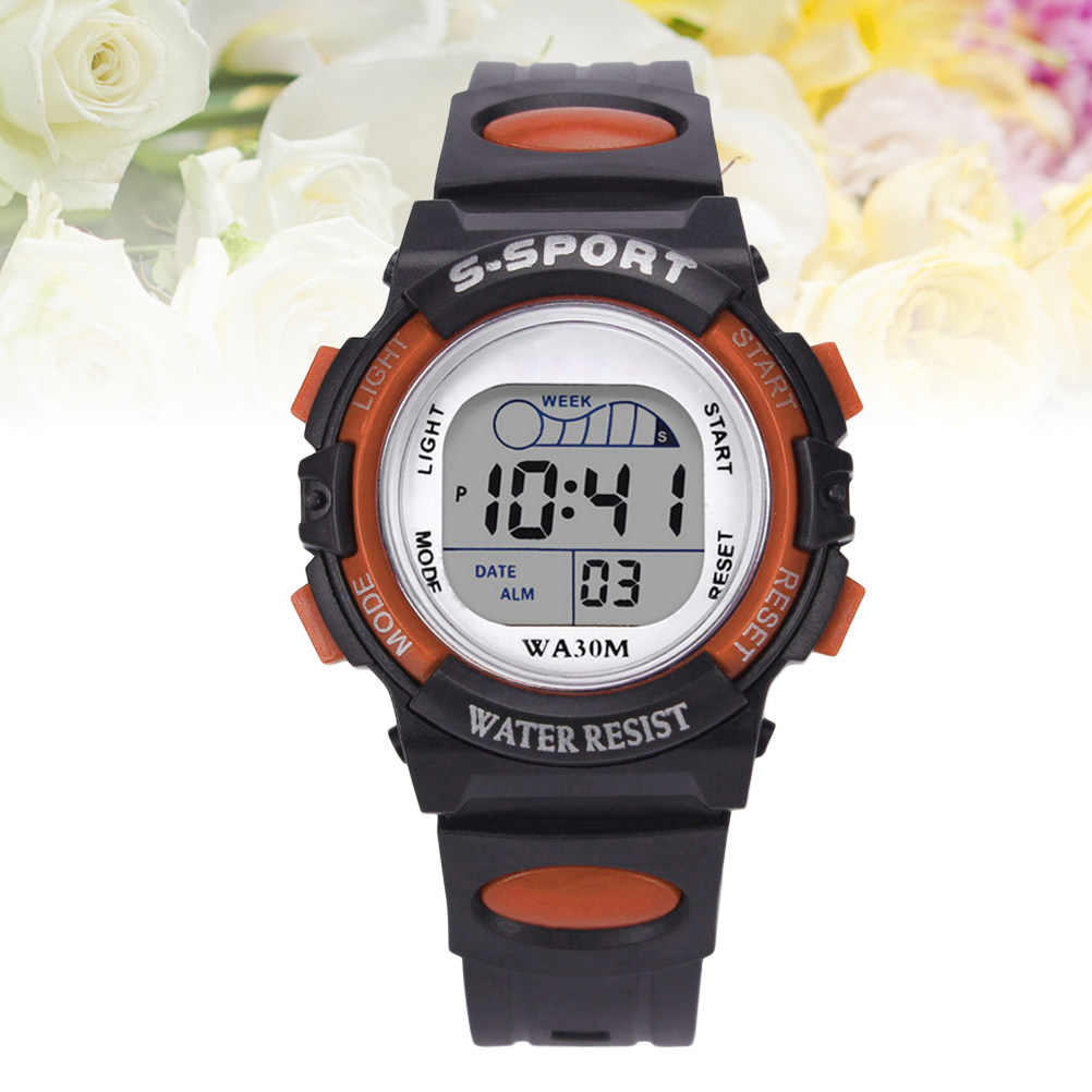 นาฬิกาอิเล็กทรอนิกส์สำหรับเด็ก - Luxury Watch White บทวิจารณ์และราคา