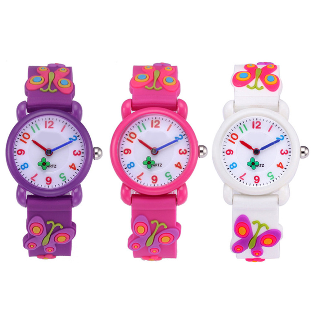 นาฬิกาควอทซ์ซิลิโคนสำหรับเด็กท - Luxury Watch White บทวิจารณ์และราคา