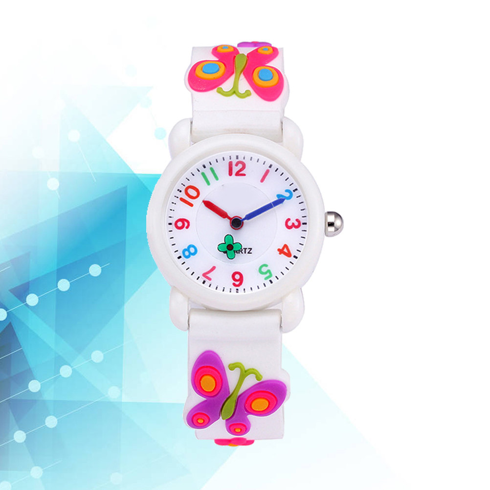 นาฬิกาควอทซ์ซิลิโคนสำหรับเด็กท - Luxury Watch White บทวิจารณ์และราคา
