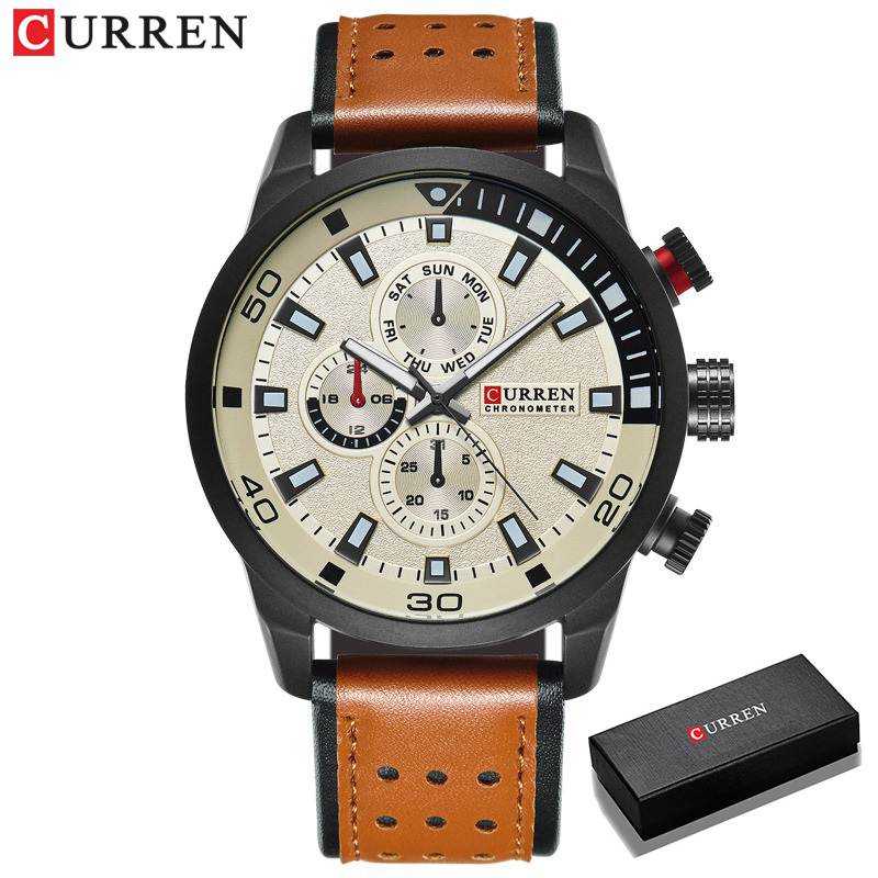 2017 CURREN นาฬิกาแบรนด์หรูผู้ - Luxury Watch Holder For Men บทวิจารณ์และราคา