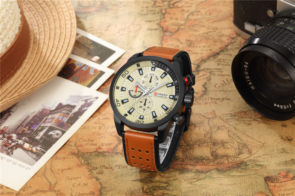 2017 CURREN นาฬิกาแบรนด์หรูผู้ - Luxury Watch Holder For Men บทวิจารณ์และราคา