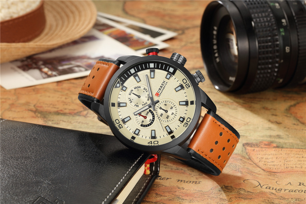 2017 CURREN นาฬิกาแบรนด์หรูผู้ - Luxury Watch Holder For Men บทวิจารณ์และราคา