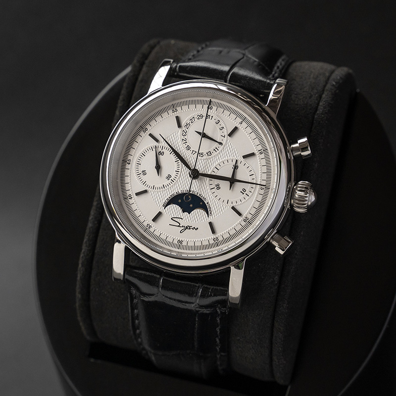 นาฬิกาข้อมือผู้ชาย Sugess รุ่น - Moonphase Complication Watch บทวิจารณ์และราคา