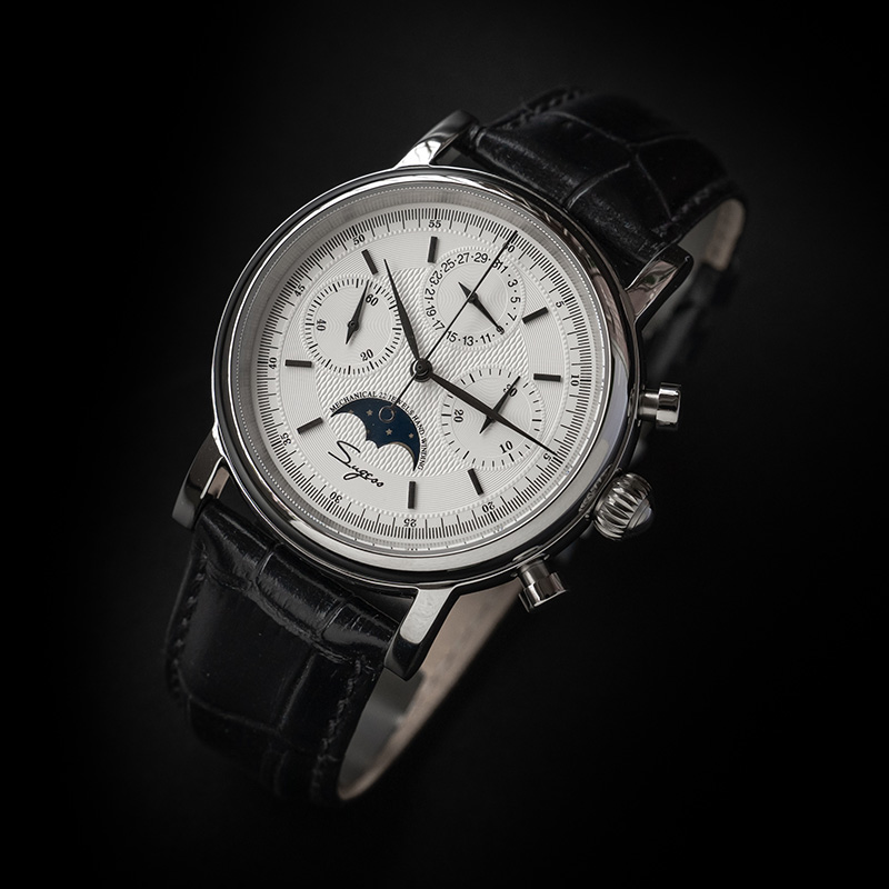 นาฬิกาข้อมือผู้ชาย Sugess รุ่น - Moonphase Complication Watch บทวิจารณ์และราคา