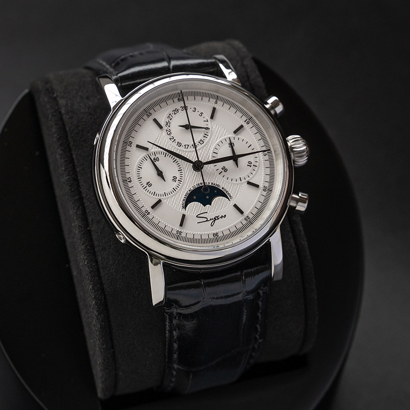 นาฬิกาข้อมือผู้ชาย Sugess รุ่น - Moonphase Complication Watch บทวิจารณ์และราคา