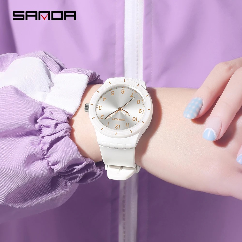 Sanda 9075 นาฬิกาควอทซ์ผู้หญิง - Luxury Watch Shop บทวิจารณ์และราคา
