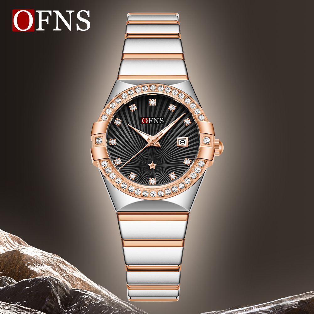 นาฬิกาควอตซ์ผู้หญิง OFNS รุ่นใ - Luxury Watch Shop บทวิจารณ์และราคา