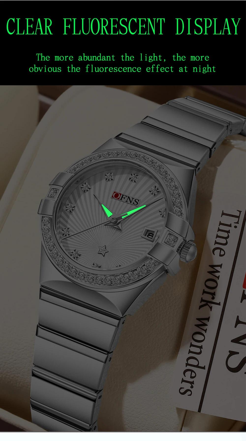 นาฬิกาควอตซ์ผู้หญิง OFNS รุ่นใ - Luxury Watch Shop บทวิจารณ์และราคา