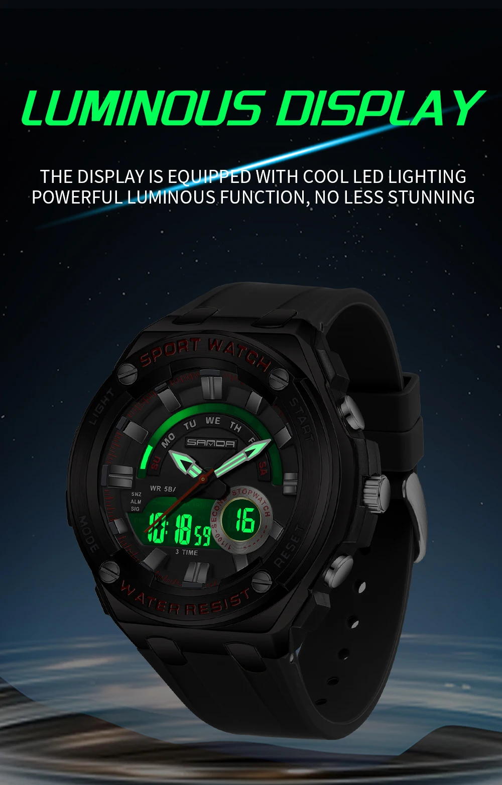 นาฬิกาควอตซ์อิเล็กทรอนิกส์ผู้ช - Luxury Watch Shop บทวิจารณ์และราคา