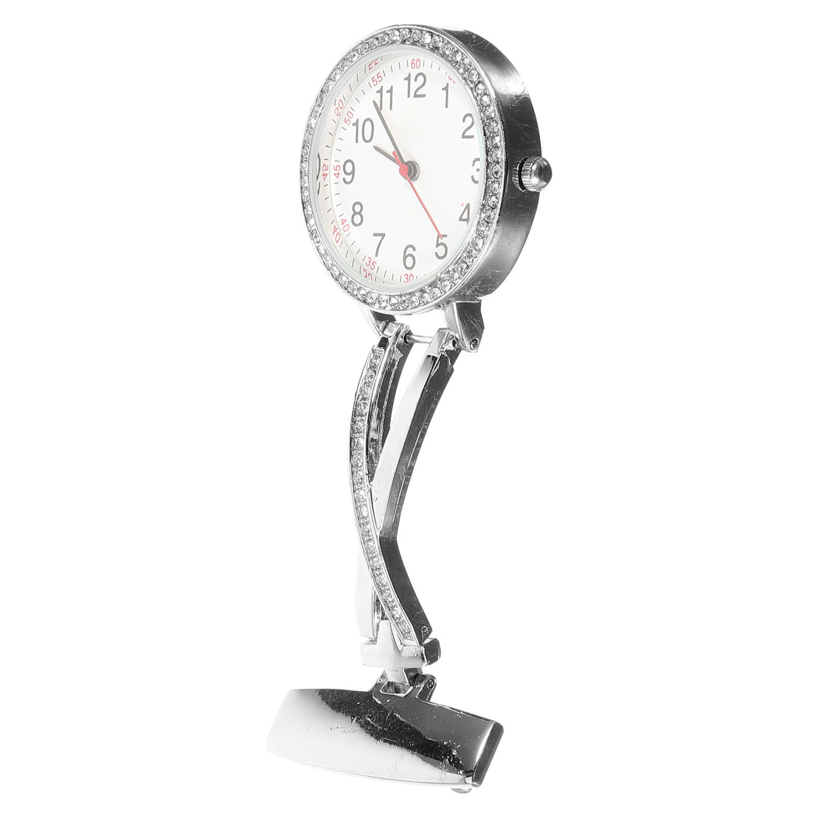 นาฬิกาพกพยาบาลแบบแขวน สีเงิน พ - Luxury Watch White บทวิจารณ์และราคา