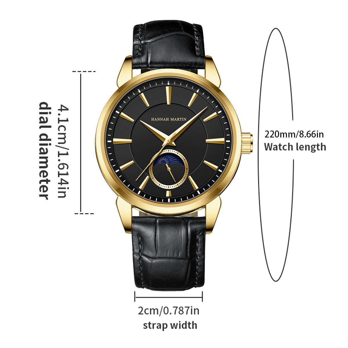 Hannah Martin Men นาฬิกาอเนกปร - Luxury Watch Holder For Men บทวิจารณ์และราคา