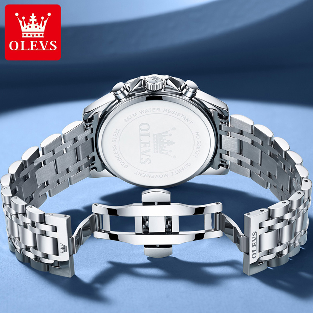 OLEVS 3653 ยี่ห้อ Moon Phase ป - Luxury Watch Magazine บทวิจารณ์และราคา