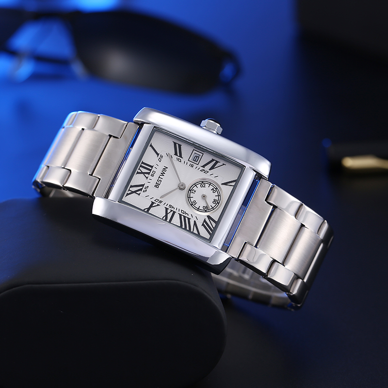 ผู้ชายหรูหรานาฬิกาผู้ชายทองสีข - Luxury Watch White บทวิจารณ์และราคา