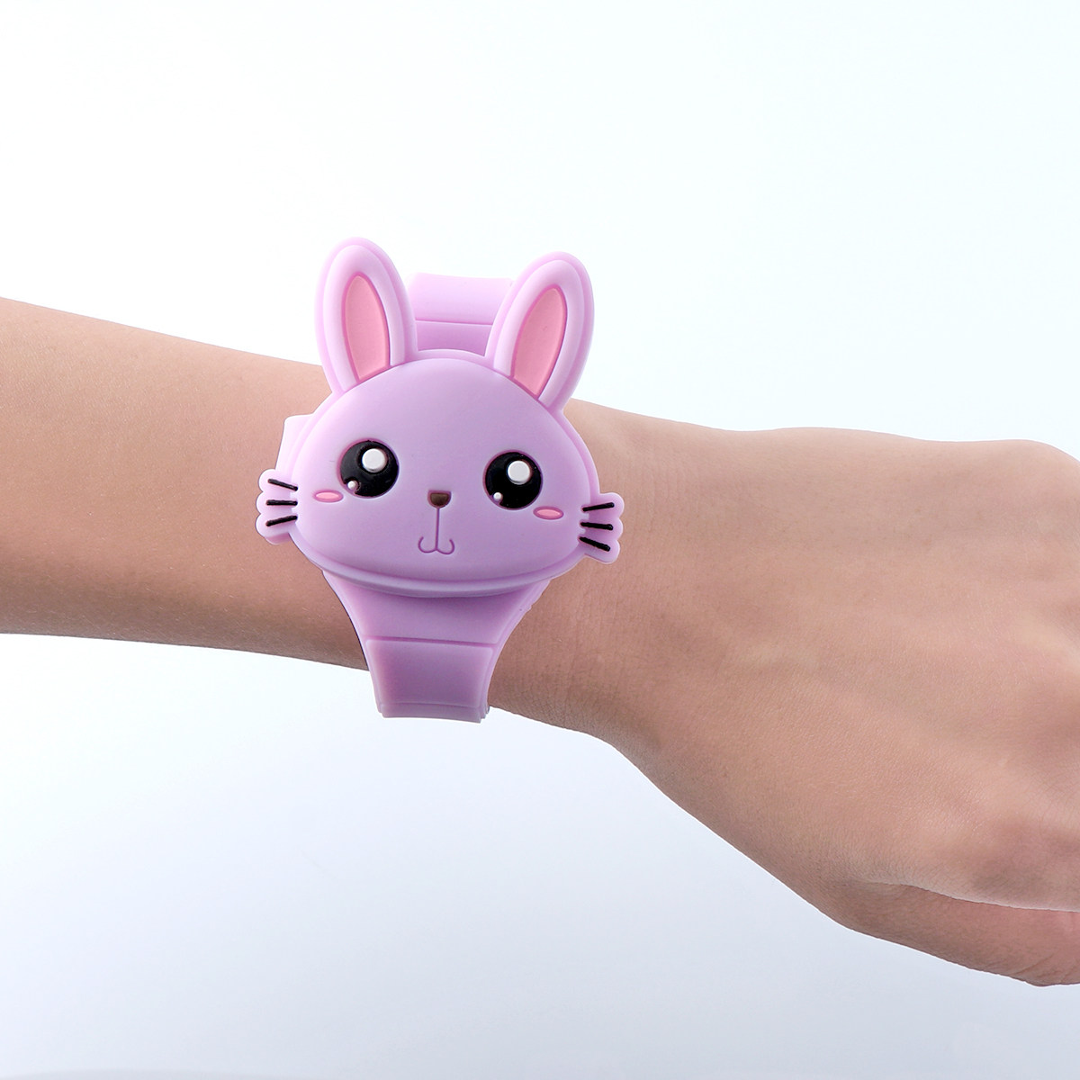 นาฬิกาซิลิโคนรูปทรงกระต่ายการ์ - Luxury Watch White บทวิจารณ์และราคา