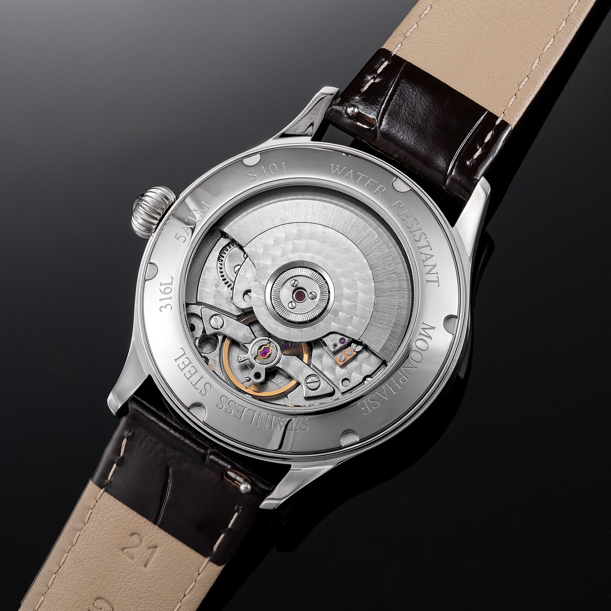 ซูเจส วอทช์ ออฟ เมนมูนเฟส ST25 - Moonphase Complication Watch บทวิจารณ์และราคา
