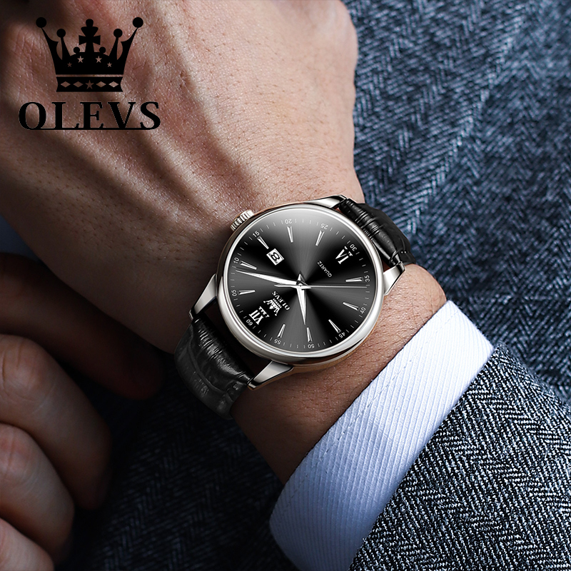 OLEVS นาฬิกาควอตซ์สำหรับผู้ชาย - Luxury Watch Holder For Men บทวิจารณ์และราคา
