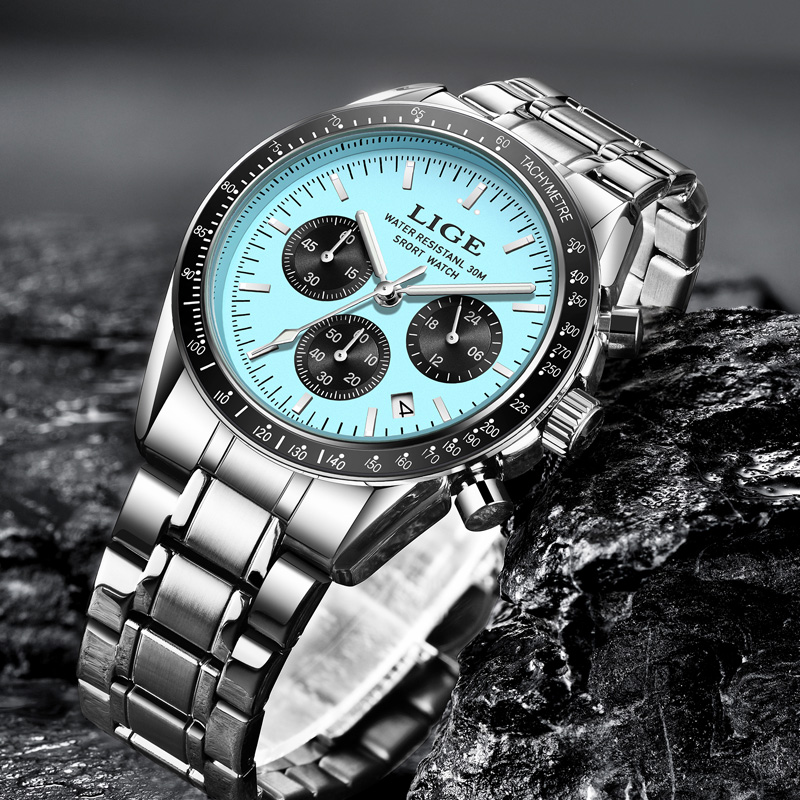 LIGE แบรนด์ชั้นนำหรูหรานาฬิกาผ - Luxury Watch Holder For Men บทวิจารณ์และราคา