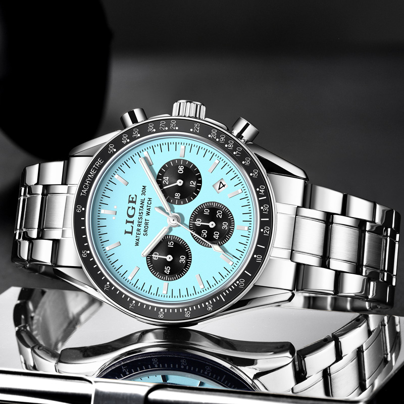 LIGE แบรนด์ชั้นนำหรูหรานาฬิกาผ - Luxury Watch Holder For Men บทวิจารณ์และราคา
