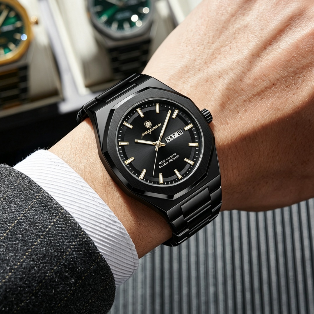 PAAZOMU นาฬิกาแฟชั่นผู้ชายสุดห - Luxury Watch Nice บทวิจารณ์และราคา