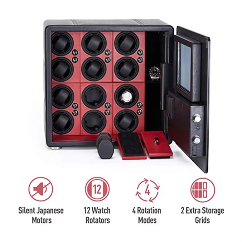 กล่องเก็บนาฬิกาอัตโนมัติ 12 รุ - Luxury Watch Storage บทวิจารณ์และราคา