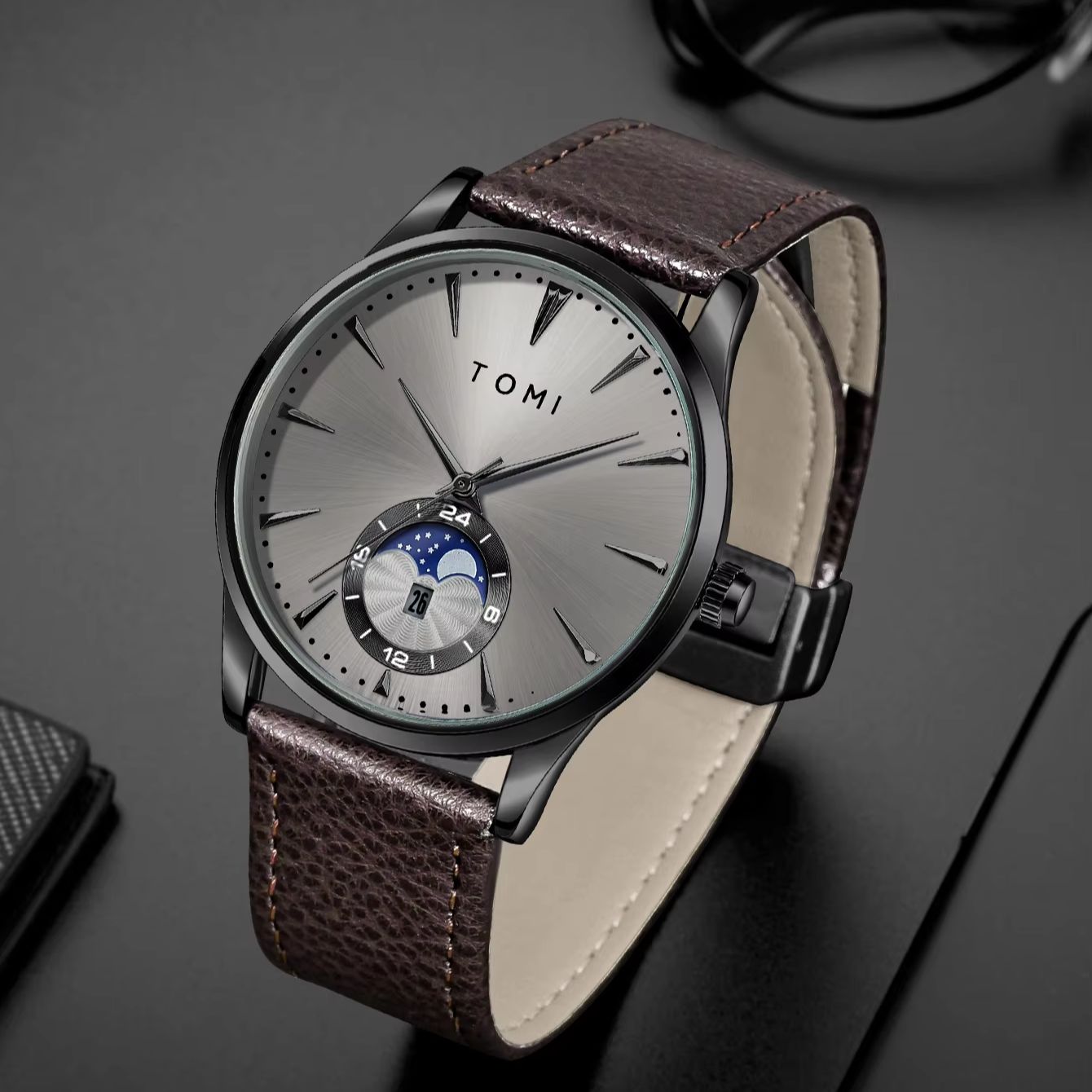 ชุดของขวัญนาฬิกาข้อมือผู้ชาย T - Luxury Watch Business บทวิจารณ์และราคา