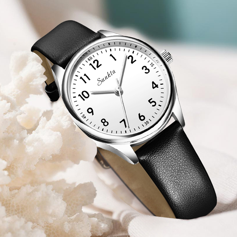 LIGE ผู้หญิงที่เรียบง่ายแฟชั่น - Luxury Watch White บทวิจารณ์และราคา