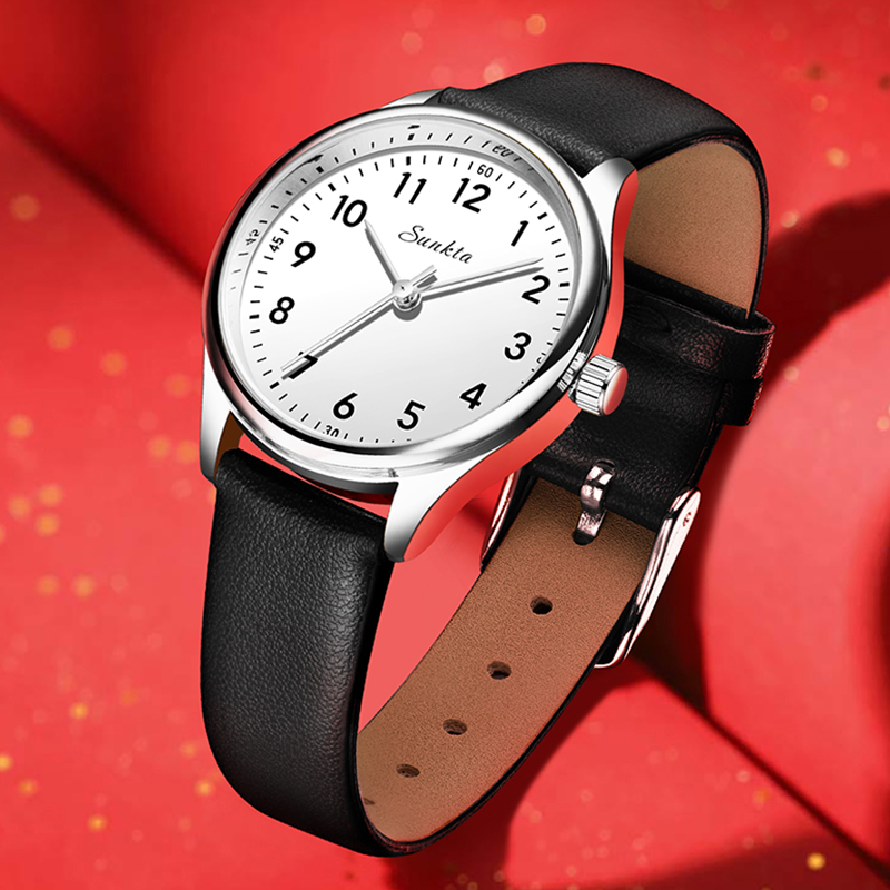 LIGE ผู้หญิงที่เรียบง่ายแฟชั่น - Luxury Watch White บทวิจารณ์และราคา