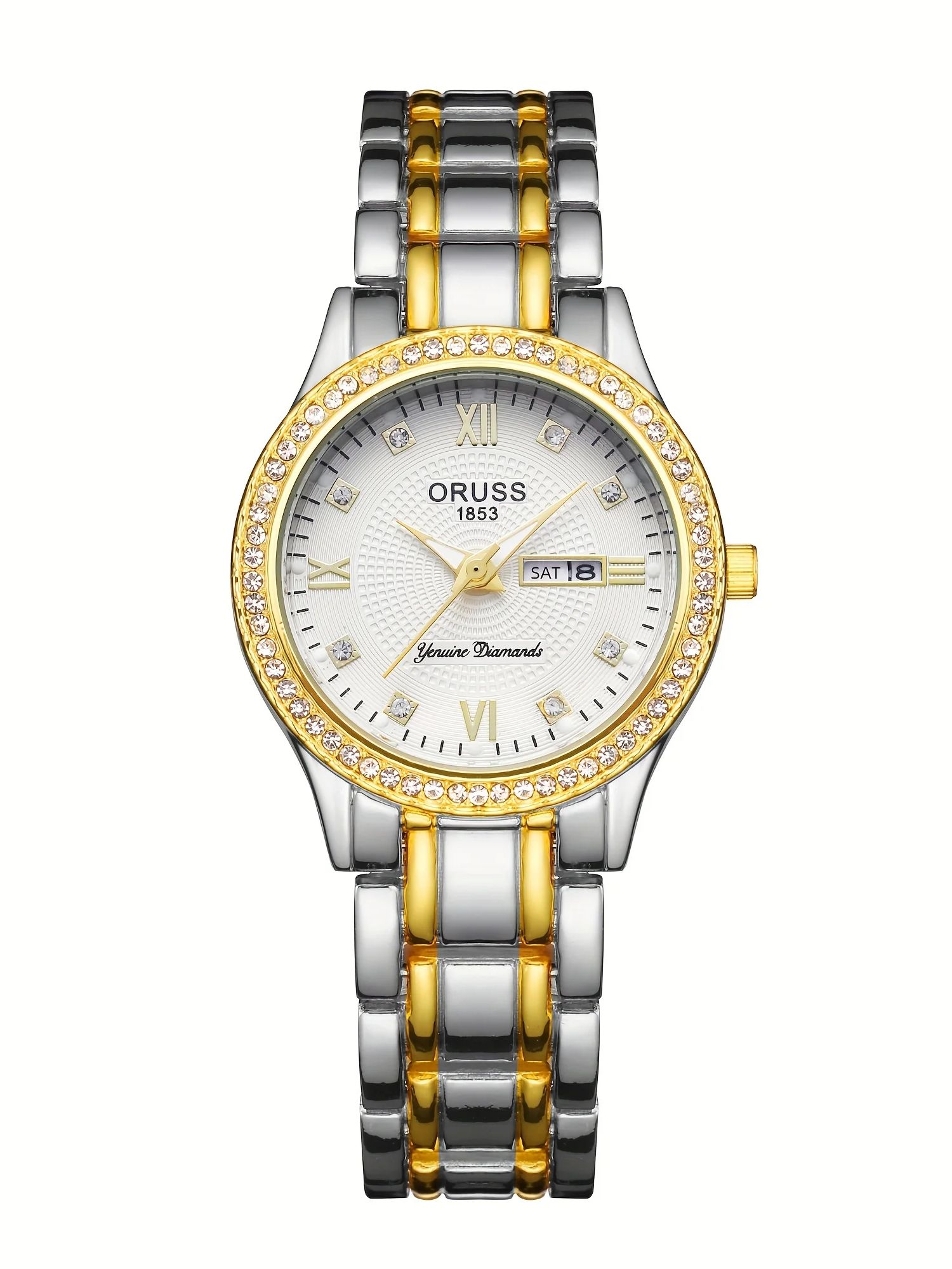 ห้องนาฬิกาผู้หญิงสีทองพร้อมปฏิ - Luxury Watch Grade บทวิจารณ์และราคา