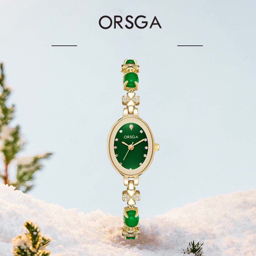 ORSGA สุภาพสตรีฝังเพชรนาฬิกาคว - Luxury Watch Grade บทวิจารณ์และราคา
