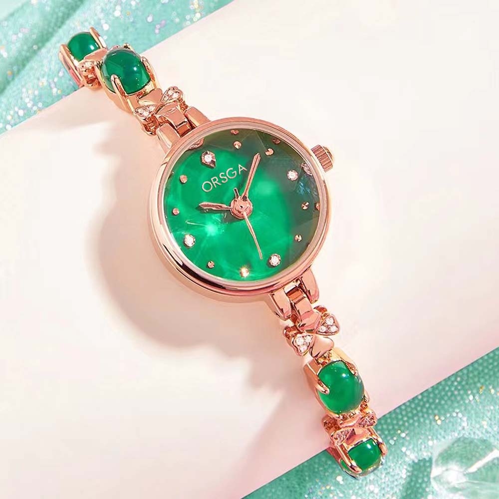 ORSGA สุภาพสตรีฝังเพชรนาฬิกาคว - Luxury Watch Grade บทวิจารณ์และราคา