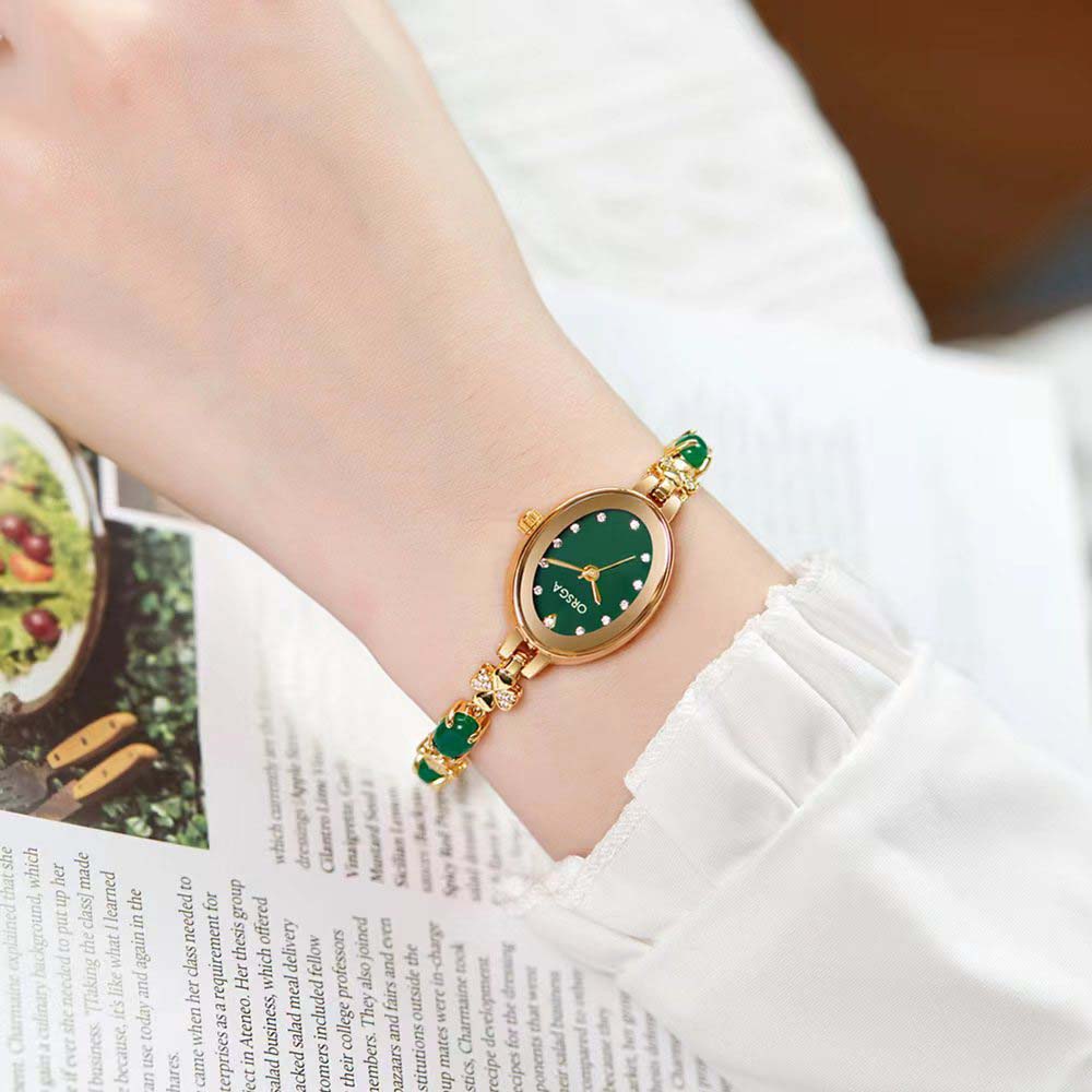ORSGA สุภาพสตรีฝังเพชรนาฬิกาคว - Luxury Watch Grade บทวิจารณ์และราคา
