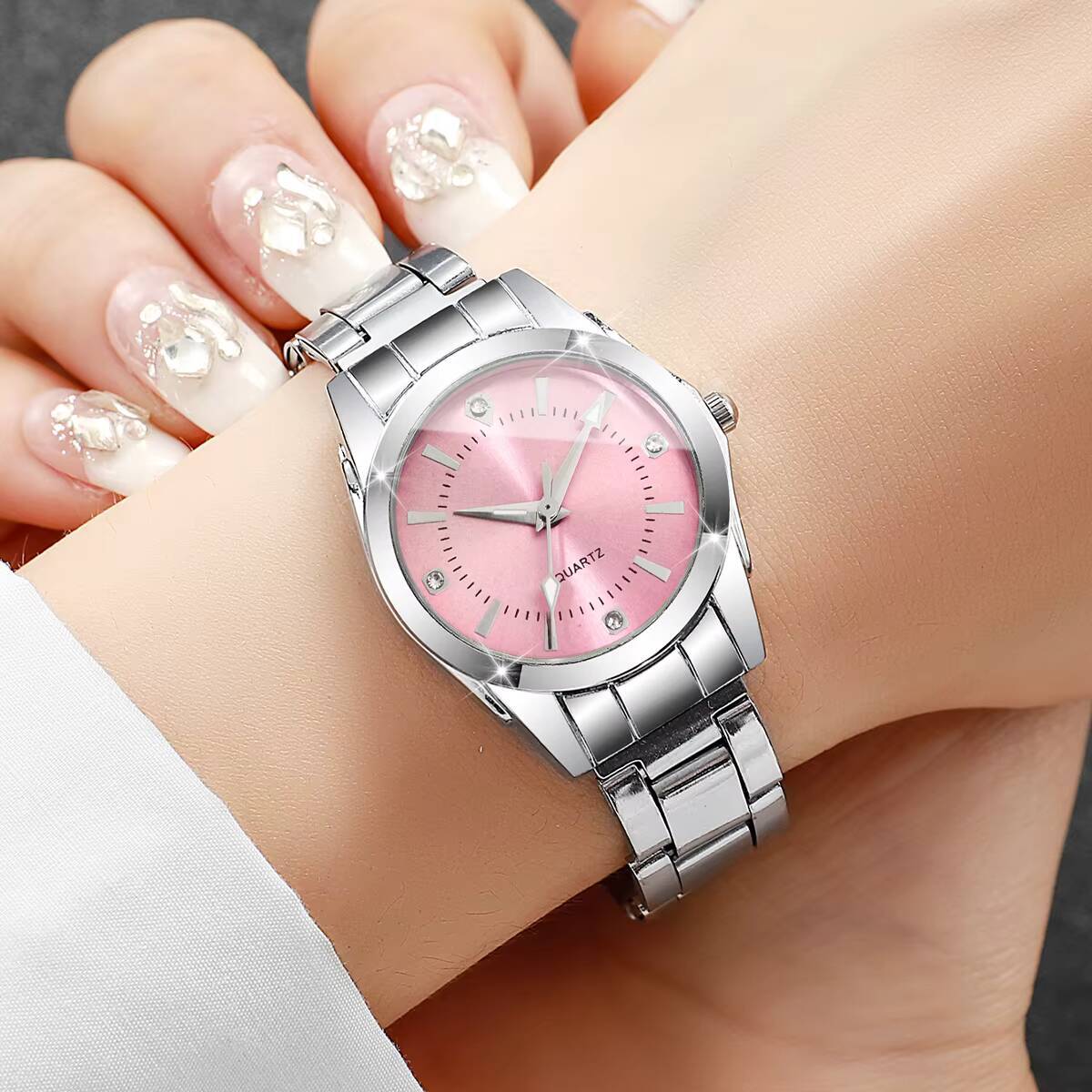 Luxury Rhinestone ผู้หญิงนาฬิก - Luxury Watch Storage บทวิจารณ์และราคา