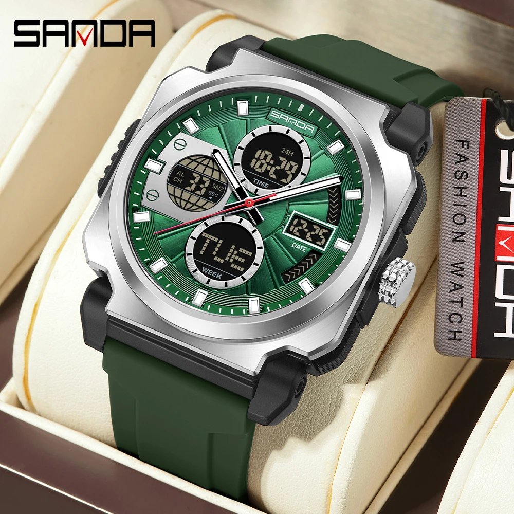 SANDA นาฬิกาอิเล็กทรอนิกส์สําห - Luxury Watch Shop บทวิจารณ์และราคา