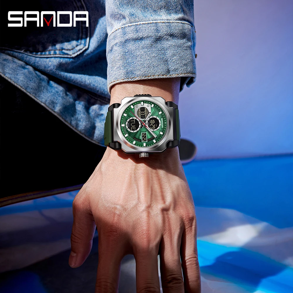 SANDA นาฬิกาอิเล็กทรอนิกส์สําห - Luxury Watch Shop บทวิจารณ์และราคา