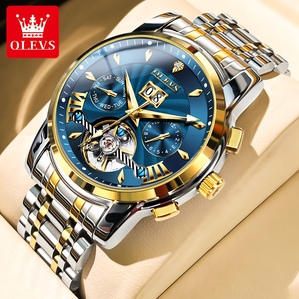 นาฬิกา OLEVS สำหรับผู้ชาย หรูห - Luxury Watch Business บทวิจารณ์และราคา