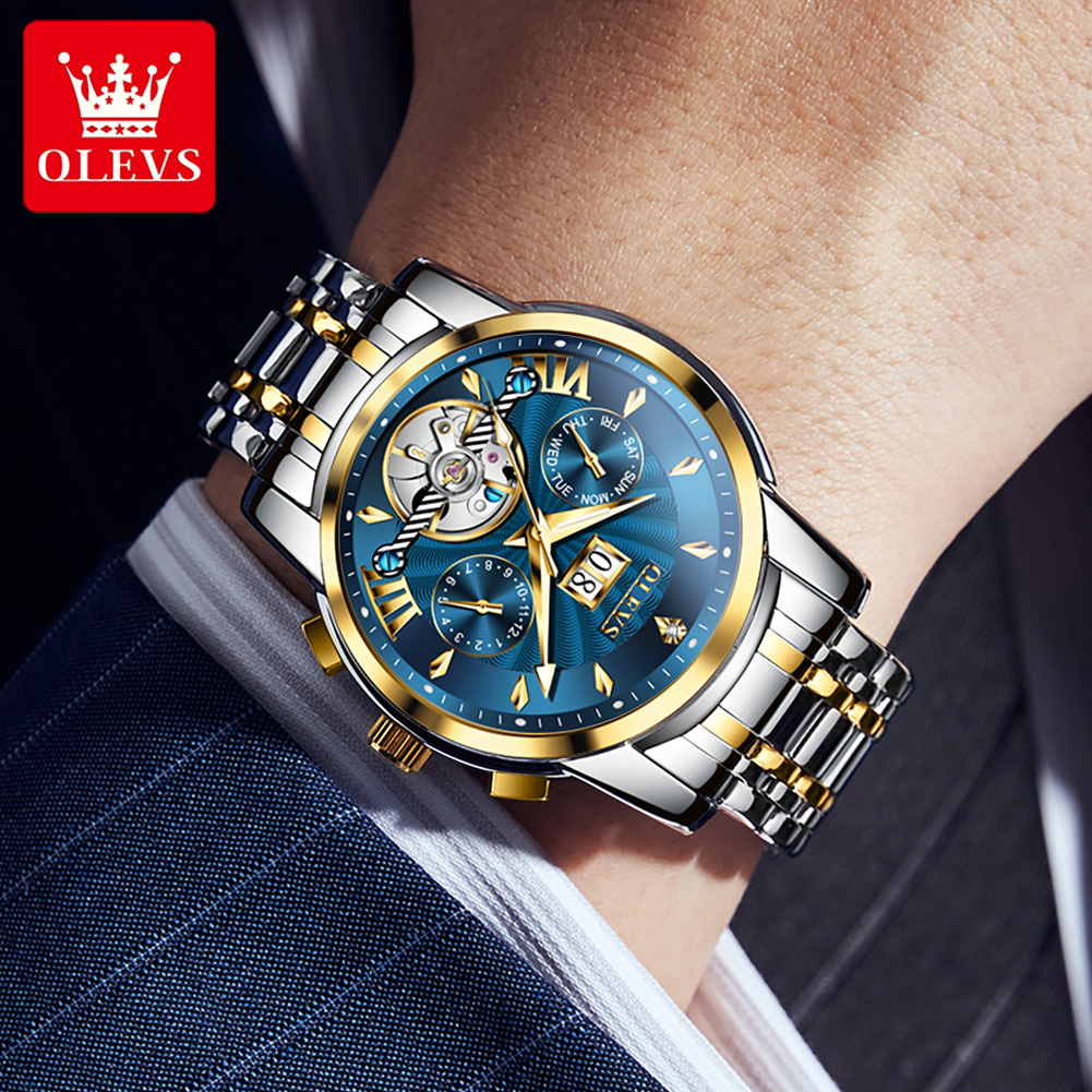 นาฬิกา OLEVS สำหรับผู้ชาย หรูห - Luxury Watch Business บทวิจารณ์และราคา
