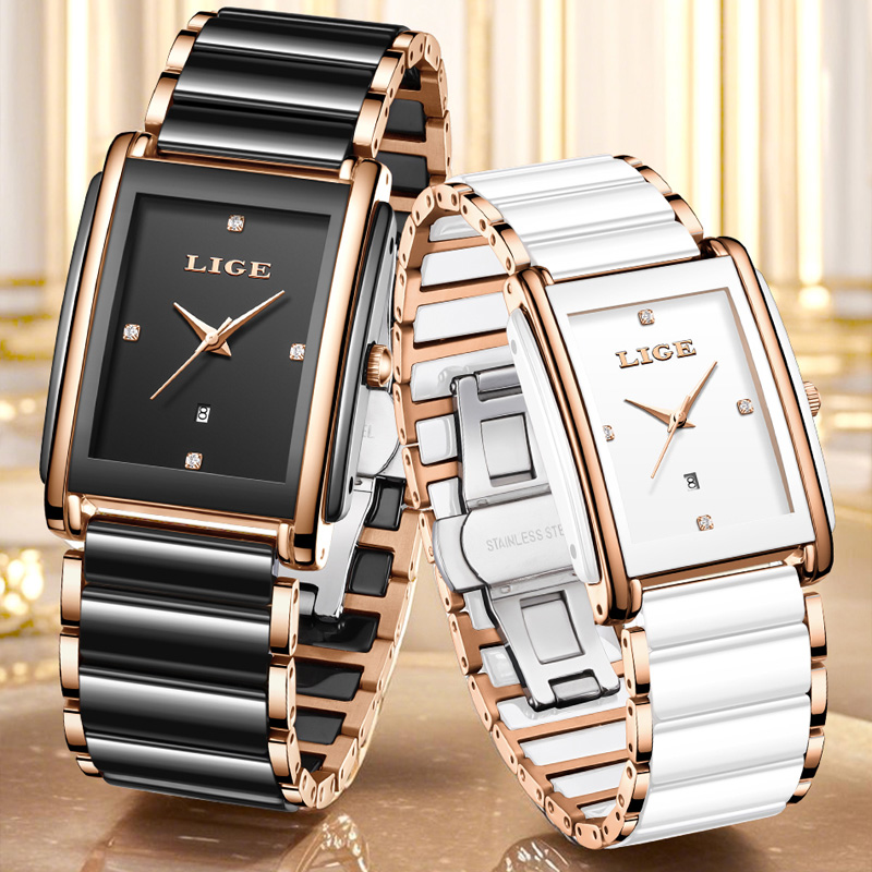 LIGE แฟชั่นนาฬิกาผู้หญิงหรูหรา - Luxury Watch Storage บทวิจารณ์และราคา