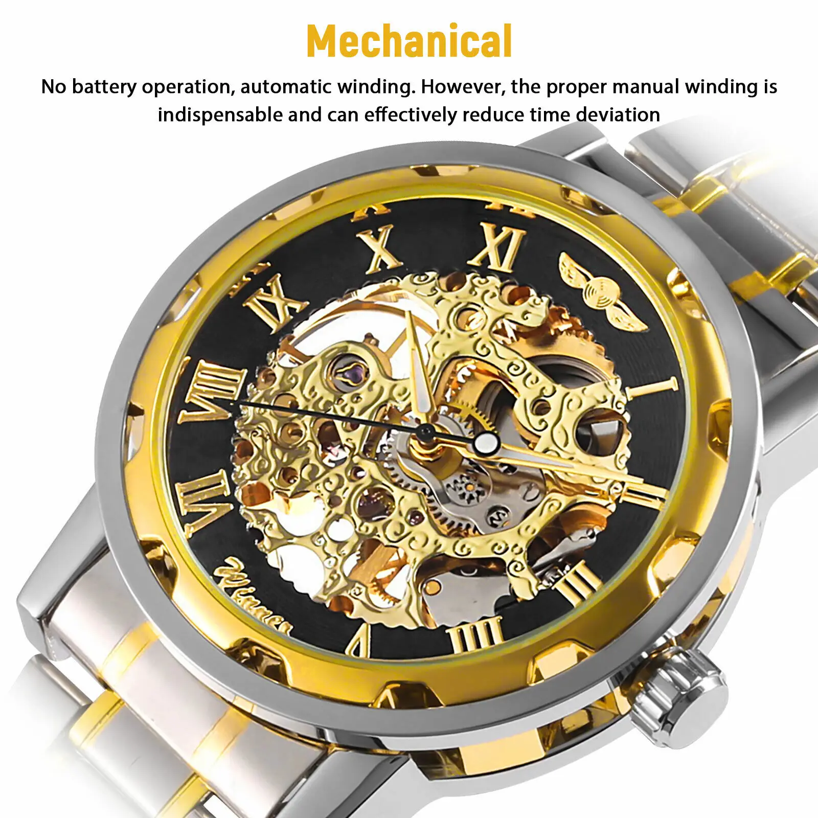 ผู้ชายสแตนเลสสตีลโรมัน Dial Lu - Luxury Watch Nice บทวิจารณ์และราคา