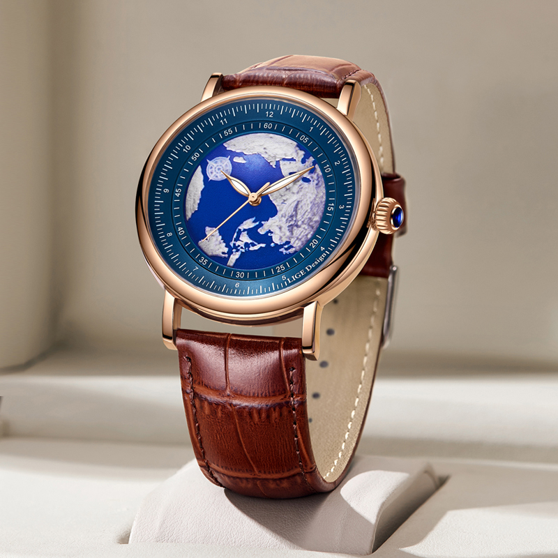 นาฬิกาข้อมือผู้ชาย LIGE 2026 แ - Luxury Watch Holder For Men บทวิจารณ์และราคา