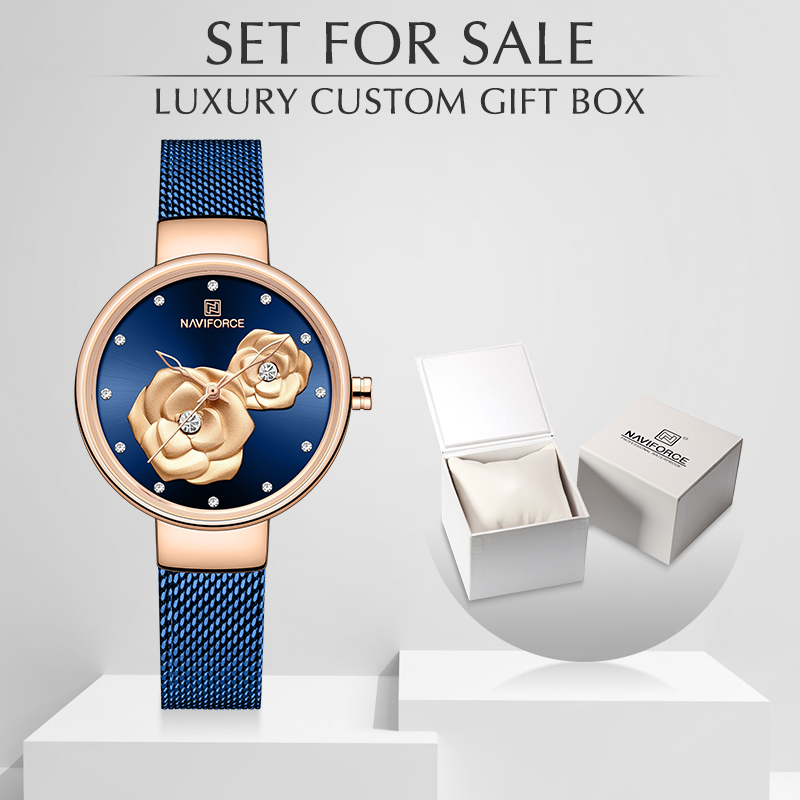 นาฬิกาข้อมือผู้หญิง NAVIFORCE  - Luxury Watch Storage บทวิจารณ์และราคา