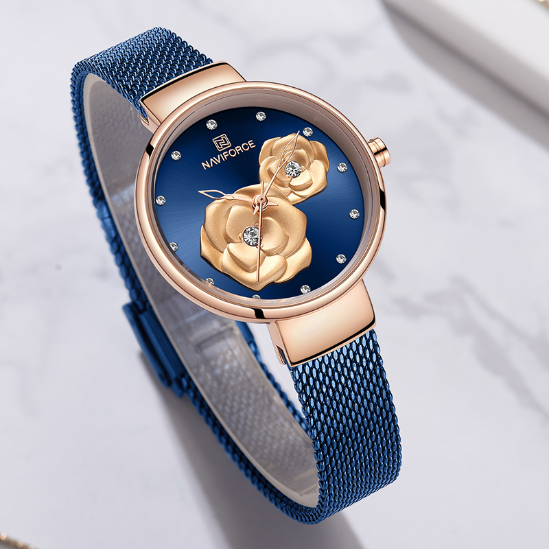 นาฬิกาข้อมือผู้หญิง NAVIFORCE  - Luxury Watch Storage บทวิจารณ์และราคา